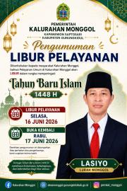 PENGUMUMAN LIBUR NASIONAL 1 MUHARRAM TAHUN BARU ISLAM 1448 H